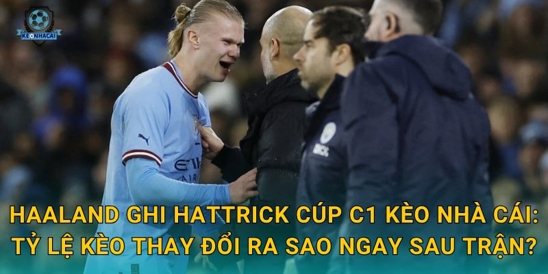 Haaland ghi hattrick Cúp C1: Màn trình diễn làm rúng động toàn châu Âu và Kèo nhà cái 3 Haaland ghi hattrick Cúp C1 Kèo nhà cái: Tỷ lệ kèo thay đổi ra sao ngay sau trận?