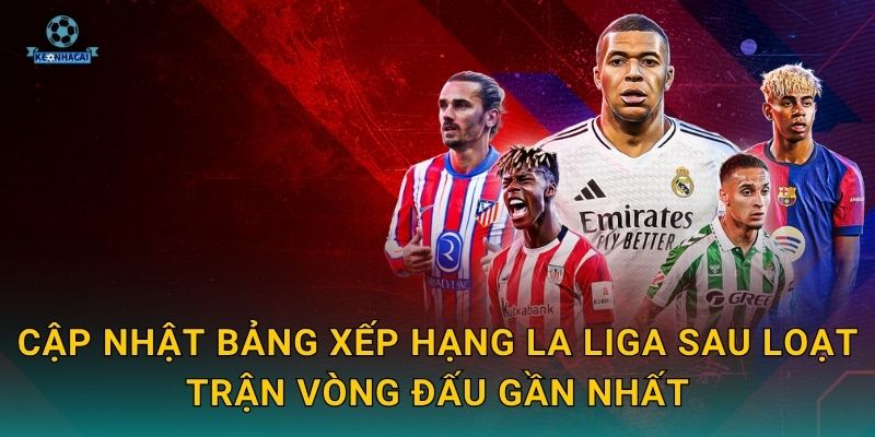 Bảng xếp hạng La Liga mới nhất cập nhật – Kèo nhà cái phân tích cuộc đua ngôi đầu 2 Cập nhật bảng xếp hạng La Liga sau loạt trận vòng đấu gần nhất